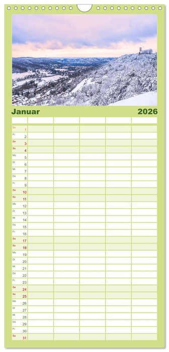 Jena in Bildern (CALVENDO Familienplaner 2026)