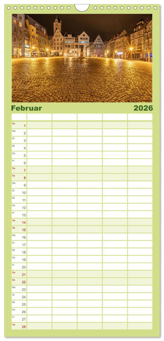 Jena in Bildern (CALVENDO Familienplaner 2026)