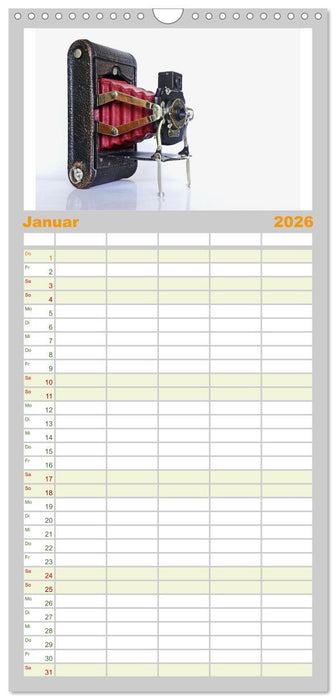 Alte Fotoapparate - Kameras von Kodak der Jahre 1905 bis 1977 (CALVENDO Familienplaner 2026)