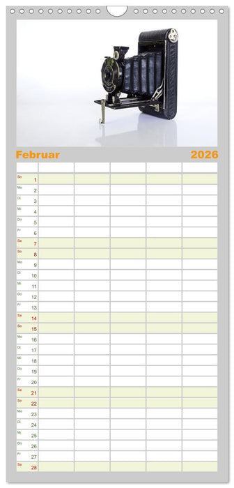 Alte Fotoapparate - Kameras von Kodak der Jahre 1905 bis 1977 (CALVENDO Familienplaner 2026)