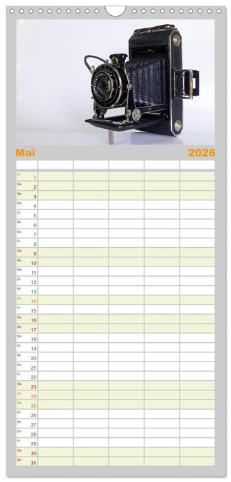 Alte Fotoapparate - Kameras von Kodak der Jahre 1905 bis 1977 (CALVENDO Familienplaner 2026)