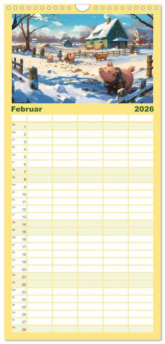 Das Leben auf dem Land (CALVENDO Familienplaner 2026)