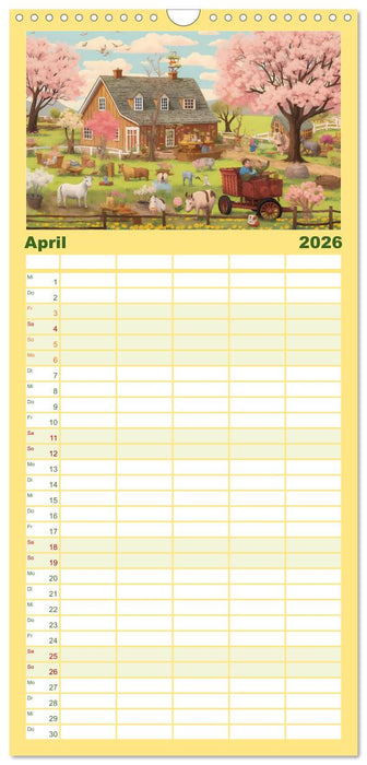 Das Leben auf dem Land (CALVENDO Familienplaner 2026)