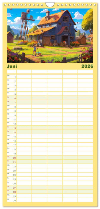 Das Leben auf dem Land (CALVENDO Familienplaner 2026)