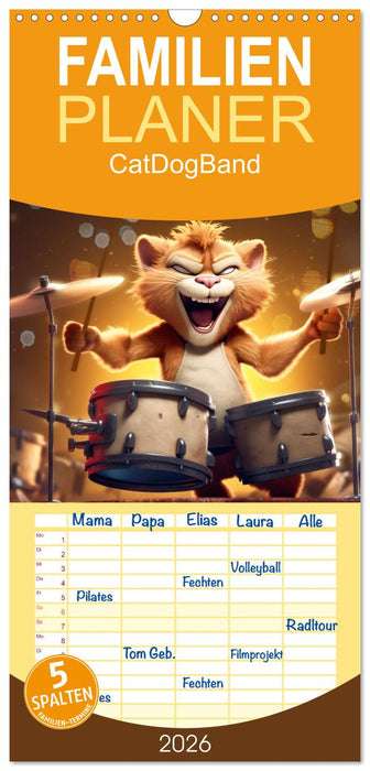 CatDogBand (CALVENDO Familienplaner 2026)