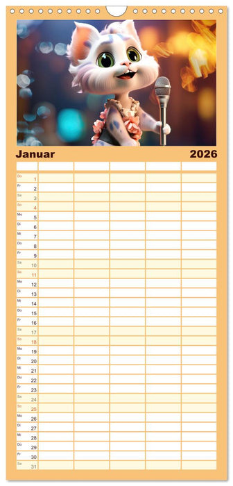 CatDogBand (CALVENDO Familienplaner 2026)
