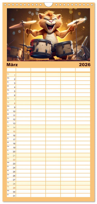 CatDogBand (CALVENDO Familienplaner 2026)