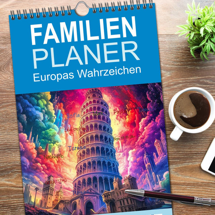 Europas Wahrzeichen (CALVENDO Familienplaner 2026)