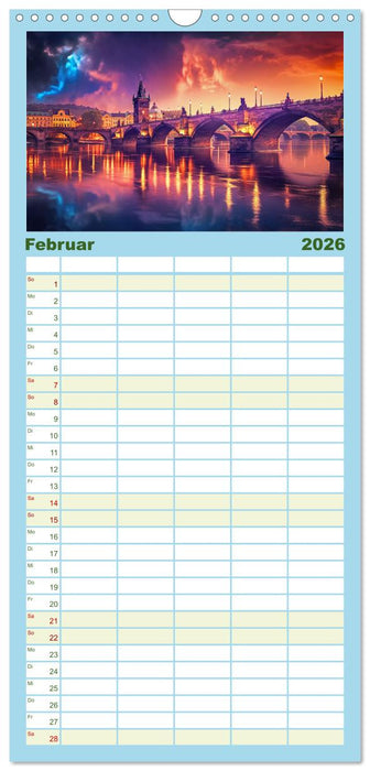 Europas Wahrzeichen (CALVENDO Familienplaner 2026)