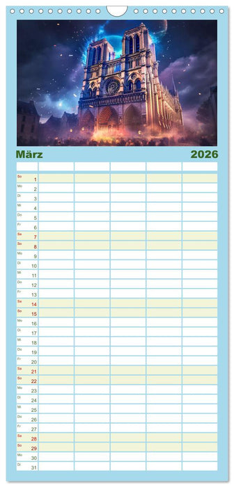 Europas Wahrzeichen (CALVENDO Familienplaner 2026)