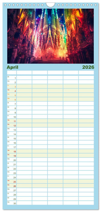 Europas Wahrzeichen (CALVENDO Familienplaner 2026)