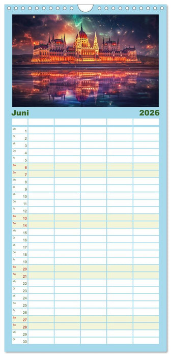 Europas Wahrzeichen (CALVENDO Familienplaner 2026)