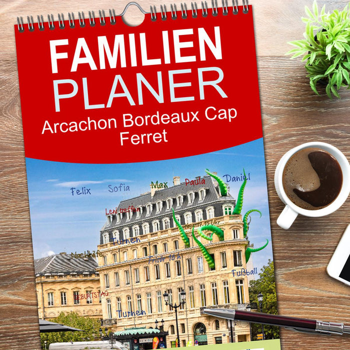 Arcachon Bordeaux Cap Ferret (CALVENDO Familienplaner 2026)