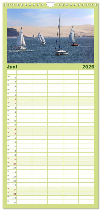 Arcachon Bordeaux Cap Ferret (CALVENDO Familienplaner 2026)