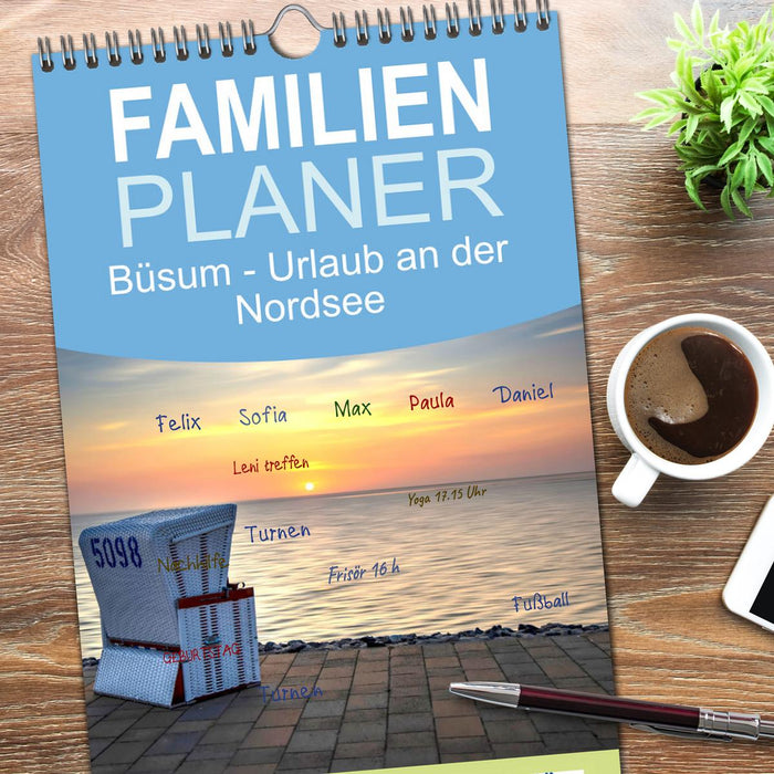 Büsum - Urlaub an der Nordsee (CALVENDO Familienplaner 2026)