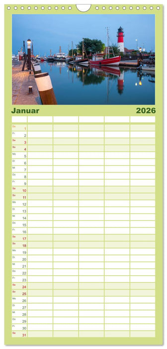 Büsum - Urlaub an der Nordsee (CALVENDO Familienplaner 2026)