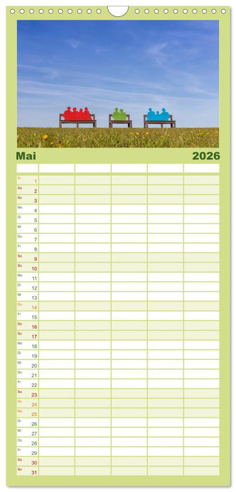 Büsum - Urlaub an der Nordsee (CALVENDO Familienplaner 2026)