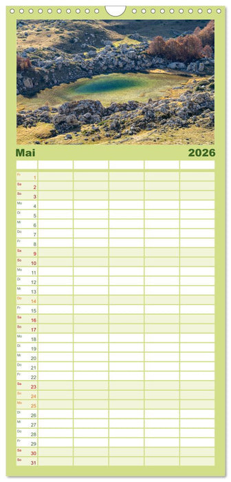 Montenegro - Welterbe Durmitor (CALVENDO Familienplaner 2026)