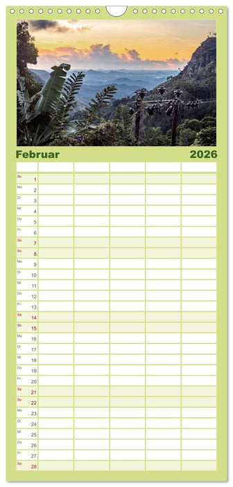 Sri Lanka - landschaftliche Vielfalt (CALVENDO Familienplaner 2026)