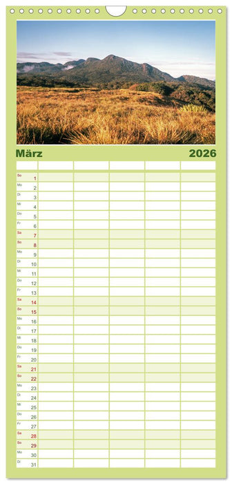 Sri Lanka - landschaftliche Vielfalt (CALVENDO Familienplaner 2026)