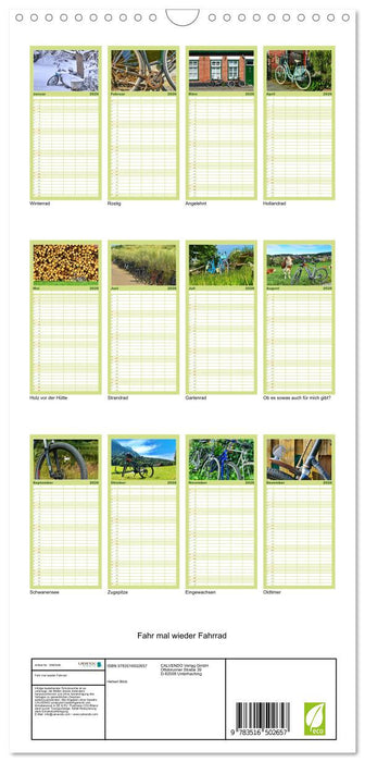 Fahr mal wieder Fahrrad (CALVENDO Familienplaner 2026)