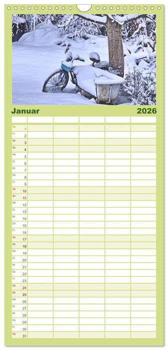 Fahr mal wieder Fahrrad (CALVENDO Familienplaner 2026)