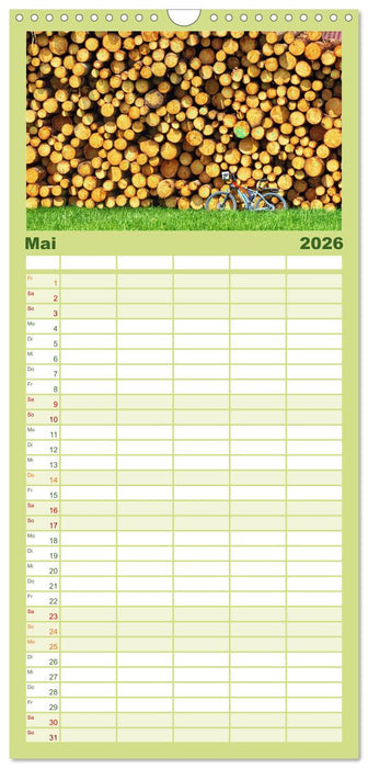 Fahr mal wieder Fahrrad (CALVENDO Familienplaner 2026)