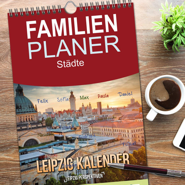 Leipzig Kalender Perspektiven (CALVENDO Familienplaner 2026)