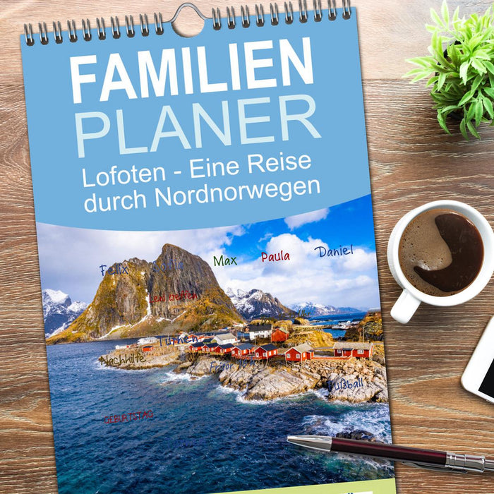 Lofoten - Eine Reise durch Nordnorwegen (CALVENDO Familienplaner 2026)