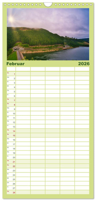 Gewässer in Südthüringen (CALVENDO Familienplaner 2026)