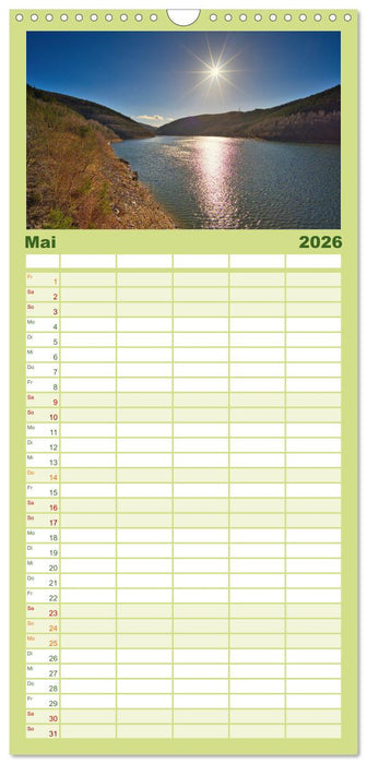 Gewässer in Südthüringen (CALVENDO Familienplaner 2026)