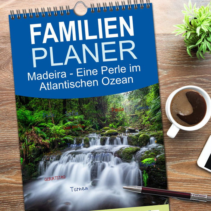 Madeira - Eine Perle im Atlantischen Ozean (CALVENDO Familienplaner 2026)