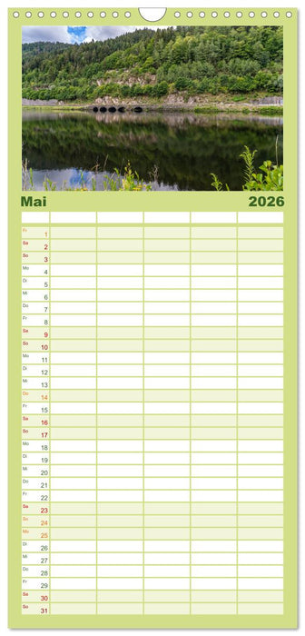 Schwarzwald - Das Murgtal (CALVENDO Familienplaner 2026)