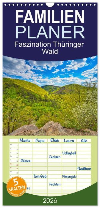 Faszination Thüringer Wald (CALVENDO Familienplaner 2026)