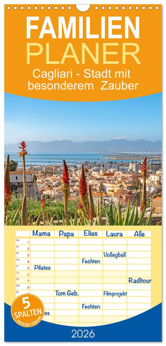 Cagliari - Stadt mit besonderem Zauber (CALVENDO Familienplaner 2026)