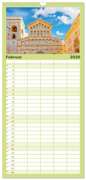 Cagliari - Stadt mit besonderem Zauber (CALVENDO Familienplaner 2026)