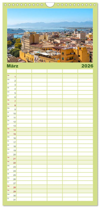 Cagliari - Stadt mit besonderem Zauber (CALVENDO Familienplaner 2026)