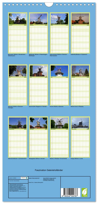 Faszination Galerieholländer (CALVENDO Familienplaner 2026)