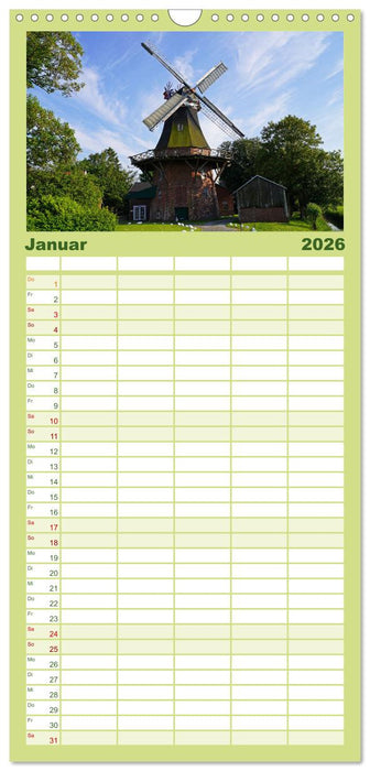 Faszination Galerieholländer (CALVENDO Familienplaner 2026)