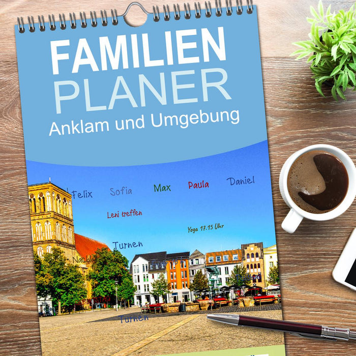 Anklam und Umgebung (CALVENDO Familienplaner 2026)