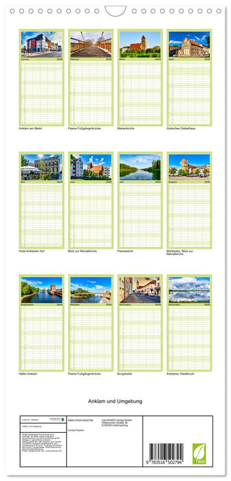Anklam und Umgebung (CALVENDO Familienplaner 2026)
