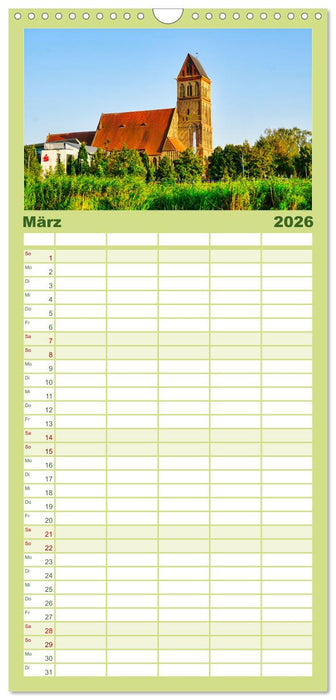 Anklam und Umgebung (CALVENDO Familienplaner 2026)