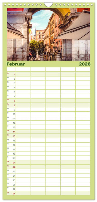 Spanien - ein Land zum Verlieben. (CALVENDO Familienplaner 2026)