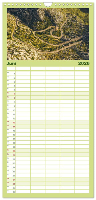 Spanien - ein Land zum Verlieben. (CALVENDO Familienplaner 2026)