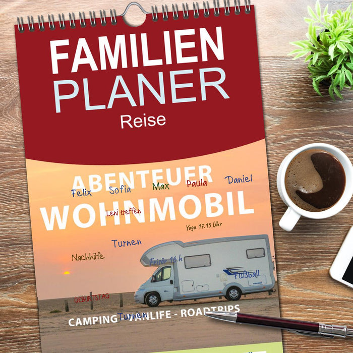 Abenteuer Wohnmobil - Camping, Vanlife, Roadtrips (CALVENDO Familienplaner 2026)