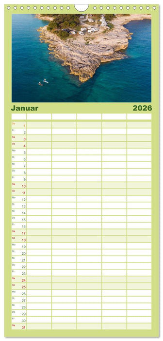 Abenteuer Wohnmobil - Camping, Vanlife, Roadtrips (CALVENDO Familienplaner 2026)