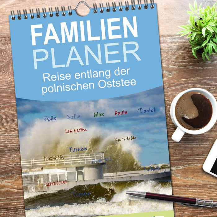 Reise entlang der polnischen Oststee (CALVENDO Familienplaner 2026)