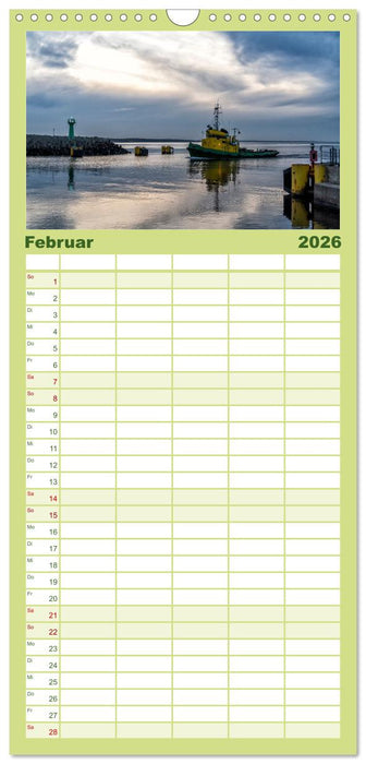 Reise entlang der polnischen Oststee (CALVENDO Familienplaner 2026)