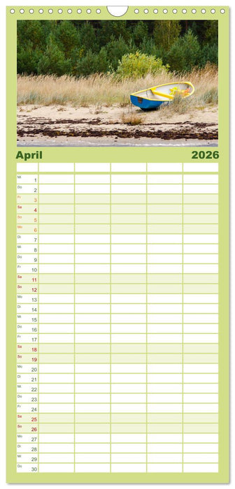 Reise entlang der polnischen Oststee (CALVENDO Familienplaner 2026)