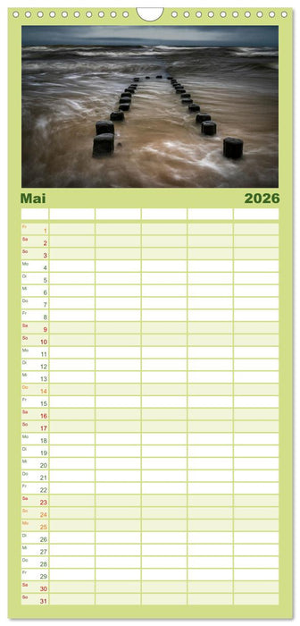 Reise entlang der polnischen Oststee (CALVENDO Familienplaner 2026)